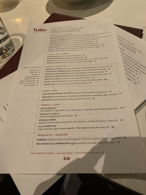 Menu photo 4 Tutto Vancouver, BC