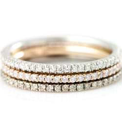 Stackable Diamond Bands