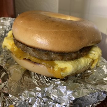 Goodness On The Go - Sausage bagel sandwich - Coffee & Tea Near Me - Wildwood, New Jersey Goodness On The Go - Sausage bagel sandwich - Coffee & Tea Near Me - Wildwood, New Jersey