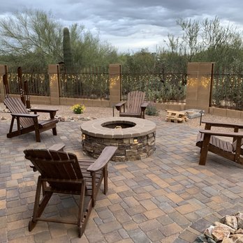 Cutler Landscaping - Pavers, Low-Voltage Lighting, Irrigation Line, Fire-Pit, Rock Facade on Fire-Pit - Landscaping Near Me - Tucson, Arizona Cutler Landscaping - Pavers, Low-Voltage Lighting, Irrigation Line, Fire-Pit, Rock Facade on Fire-Pit - Landscaping Near Me - Tucson, Arizona