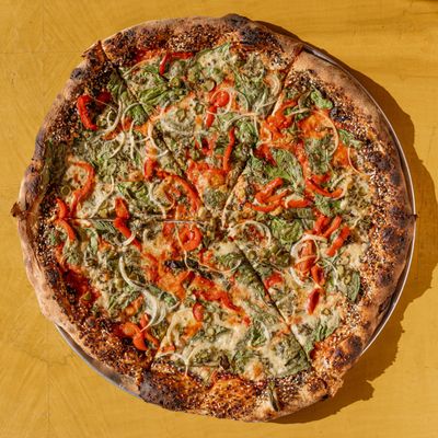 Hot Tongue Pizza by null