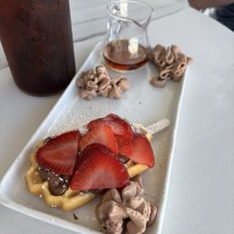 Strawberry Nutella Waffle Pop Strawberry Nutella Waffle Pop
