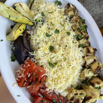 Saffron - Chicken kabob- soooo good, better than beef imo - Bakeries Near Me - Charleston, South Carolina