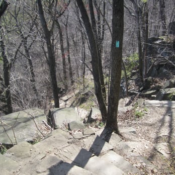 Palisades Interstate Park Commission - downward stairs - Hiking Near Me - Alpine, New Jersey