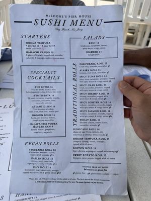 Menu photo 1 McLoone's Pier House Long Branch, NJ Menu photo 1 McLoone's Pier House Long Branch, NJ