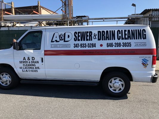 A&D Sewer & Drain Cleaning Logo
