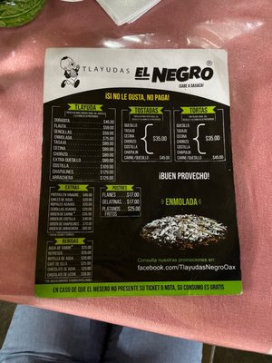 Tlayudas El Negro by null