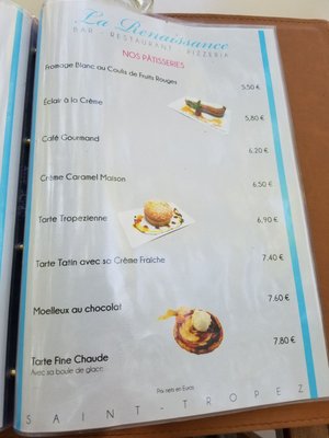 Menu photo 2 Restaurant La Renaissance St Tropez, 83
