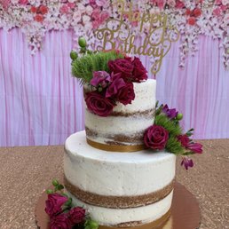 Custom naked cake