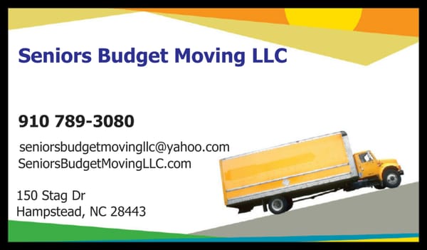 Seniors Budget Moving LLC