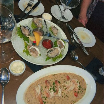 Spaghettini - Pommery Shrimp and oysters - Italian Near Me - Seal Beach, California