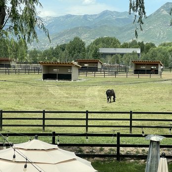 Back 40 Ranch House Grill - Views from restaurant and patio dining - Bars Near Me - Heber City, Utah