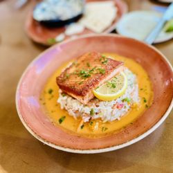 Monarch Bay Beach Club - Their famous King salmon - it was spectacular