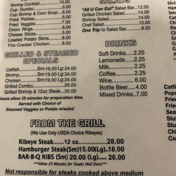 Mike's Catfish Inn - Half of menu! - Seafood Near Me - Amite, Louisiana Mike's Catfish Inn - Half of menu! - Seafood Near Me - Amite, Louisiana