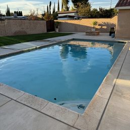 My pool the day before demo.  Pool was 53 years old.  Needed tile and plaster.  I didn't want to fund the pool anymore.