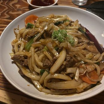 Kintaro Izakaya - Spicy Beef Yaki Udon - Japanese Near Me - Toronto, Ontario Kintaro Izakaya - Spicy Beef Yaki Udon - Japanese Near Me - Toronto, Ontario