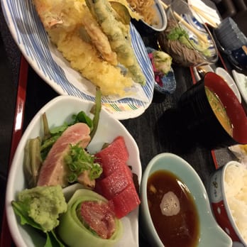 Yohei Sushi Restaurant - Sashimi and Tempura combo meal - Sushi Bars Near Me - Honolulu, Hawaii Yohei Sushi Restaurant - Sashimi and Tempura combo meal - Sushi Bars Near Me - Honolulu, Hawaii