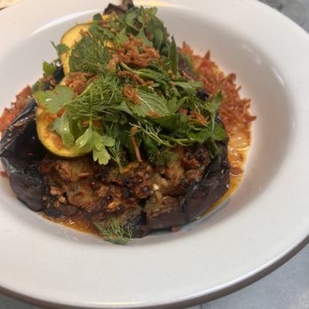 Side A - Eggplant with French lentils - Wine Bars Near Me - San Francisco, California Side A - Eggplant with French lentils - Wine Bars Near Me - San Francisco, California