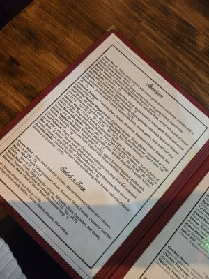 Menu photo 1 Bella Italia Denver, CO