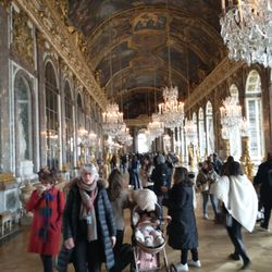 My Private Paris - The Hall of Mirrors. This can be packed like a subway car, and was the busiest room, but not too crowded.