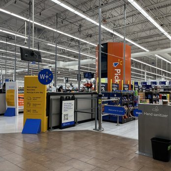 Walmart Supercenter - the inside of the store - Department Stores Near Me - Indianapolis, Indiana
