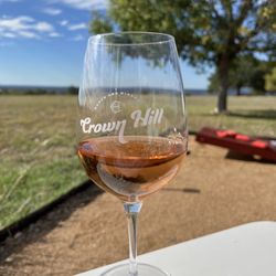 Crown Hill Winery - Yummy rosé and beautiful view.