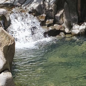 Hike Maui - The first waterfall. We jumped from the cliff. It's not that high and I am proud I did it. - Tours Near Me - Kahului, Hawaii Hike Maui - The first waterfall. We jumped from the cliff. It's not that high and I am proud I did it. - Tours Near Me - Kahului, Hawaii