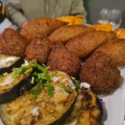 Eddie's Lebanese Eatery - Part of the vegan platter