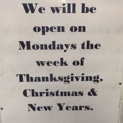 Guido's Mens Salon - Special holiday hours