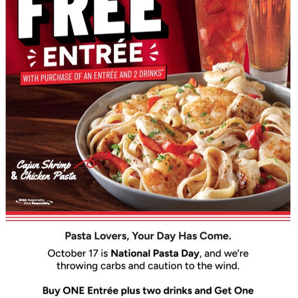 Ad does not say only pasta can be ordered. Ad does not say only pasta can be ordered.