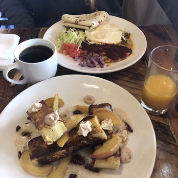 Farm & Table - Enchiladas and French toast - New American Near Me - Albuquerque, New Mexico