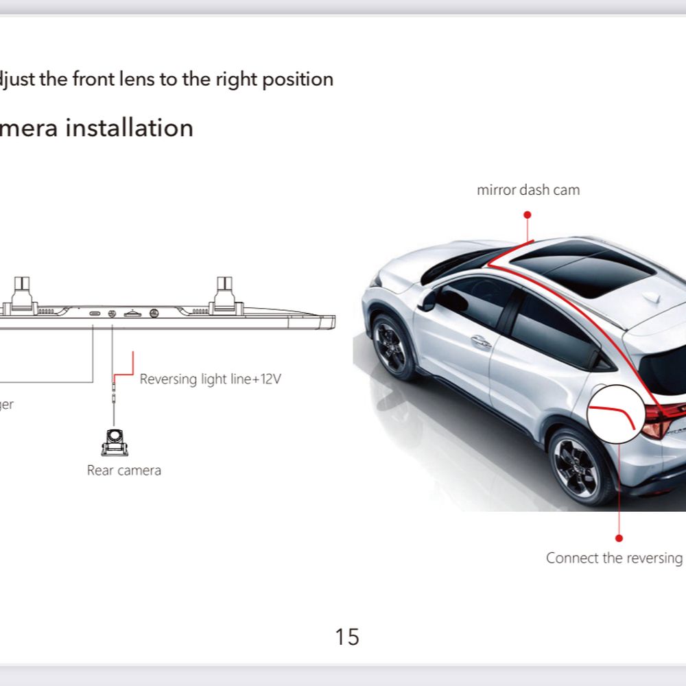Xtreme Audio & Performance - Provides placement of rear camera and states to install accordingly to trigger rear view in reverse - Car Stereo Installation Near Me - Ocala, Florida