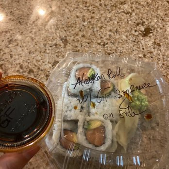 Miso Good Ramen - Alaska roll w side of gluten free soy sauce - Ramen Near Me - Santa Rosa, California Miso Good Ramen - Alaska roll w side of gluten free soy sauce - Ramen Near Me - Santa Rosa, California