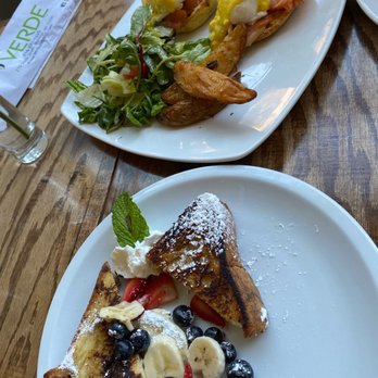 Verde on Smith - French Toast and Smoked Salmon Benedict - Italian Near Me - Brooklyn, New York Verde on Smith - French Toast and Smoked Salmon Benedict - Italian Near Me - Brooklyn, New York