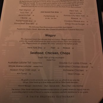 Arroyo Chop House - Best food !!! - Steakhouses Near Me - Pasadena, California Arroyo Chop House - Best food !!! - Steakhouses Near Me - Pasadena, California