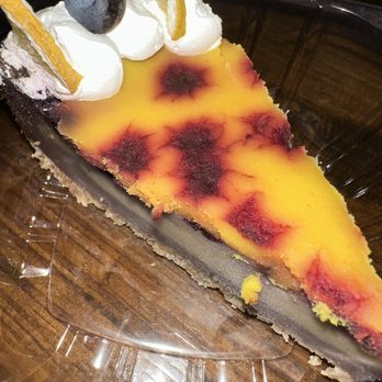 Tarantino's Vegan - GF Lemon Blueberry Cheesecake $10 - Vegan Near Me - Las Vegas, Nevada Tarantino's Vegan - GF Lemon Blueberry Cheesecake $10 - Vegan Near Me - Las Vegas, Nevada