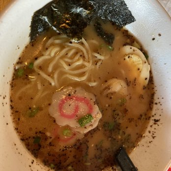 Mian Noodle House - miso curly ramen with garlic oil and shrimp - Ramen Near Me - Fredericksburg, Virginia