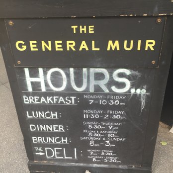 The General Muir - Sandwich Board - Delis Near Me - Atlanta, Georgia