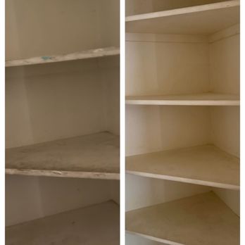 Carrillo Cleaning services - Before and after of 1/3 closets - Home Cleaning Near Me - Phoenix, Arizona