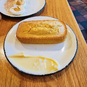 Alta Adams - Cornbread with Honey Butter - New American Near Me - Los Angeles, California Alta Adams - Cornbread with Honey Butter - New American Near Me - Los Angeles, California