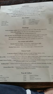 Menu photo 2 Old Harkers Arms Chester, CHW