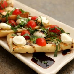 The Suburban Bourbon - Caprese Bruschetta