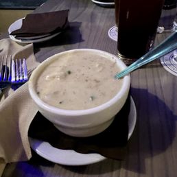 Clam chowder cup