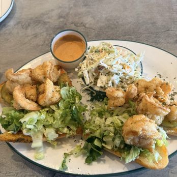 Stevie's Creole Cafe - Shrimp 50/50 Po'Boy - Cajun/Creole Near Me - Los Angeles, California