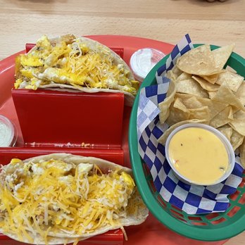 Aleida’s Restaurant - Breakfast taco plate with scrambled eggs & bacon. - Mexican Near Me - Cedar Park, Texas Aleida’s Restaurant - Breakfast taco plate with scrambled eggs & bacon. - Mexican Near Me - Cedar Park, Texas