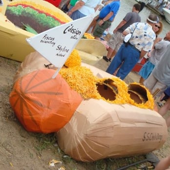 Cardboard Boat Regatta - Cheese Coney boat - Festivals Near Me Cardboard Boat Regatta - Cheese Coney boat - Festivals Near Me