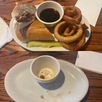 Abbey Road Restaurant - French Dip Sandwich, Beer Battered Onion Rings - American Near Me - Virginia Beach, Virginia Abbey Road Restaurant - French Dip Sandwich, Beer Battered Onion Rings - American Near Me - Virginia Beach, Virginia