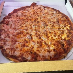 Cheese and sausage.  Generous cheese and sausage. Also sauce was very well applied.