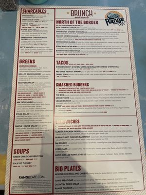 Menu photo 2 The Range Café Bernalillo, NM