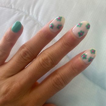 DAT Nail Salon - My gel many with an adorable spring art detail - Massage Near Me - San Francisco, California DAT Nail Salon - My gel many with an adorable spring art detail - Massage Near Me - San Francisco, California